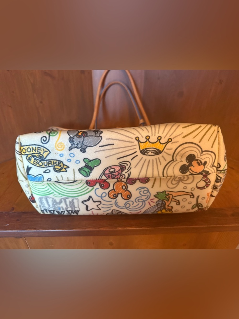 Dooney & Bourke Disney Parks "Sketch" Tote Bag, - Picture 6 of 13
